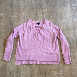 Pink Vneck Sweater